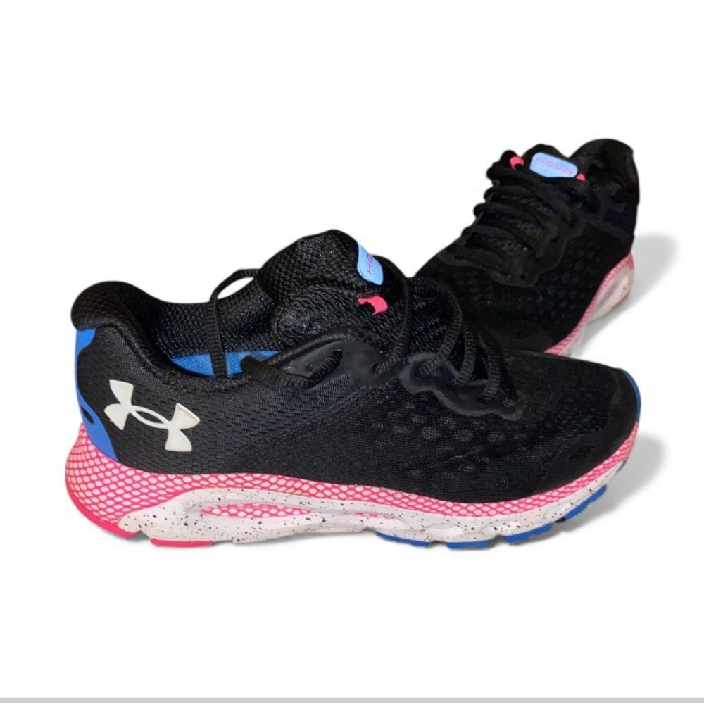 Under Armour HOVR infinite 3 blue black pink women’s running shoes size 7